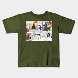 Zodiac Killer - Mixed Bag Collage 2021- This Is the Zo Diac Speaking. Kids T-Shirt